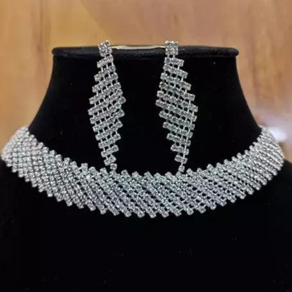 Manisha Jewellery Silver Plated Necklace Set