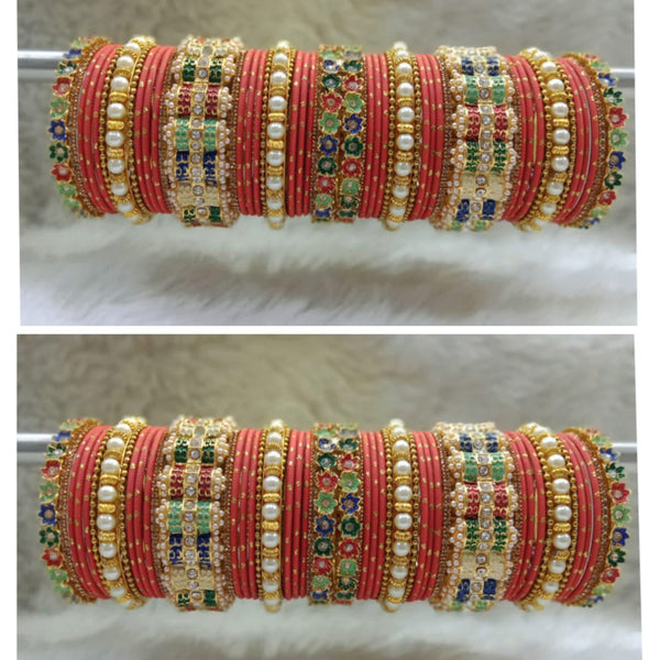 Manisha Jewellery Gold Plated Bangle Set