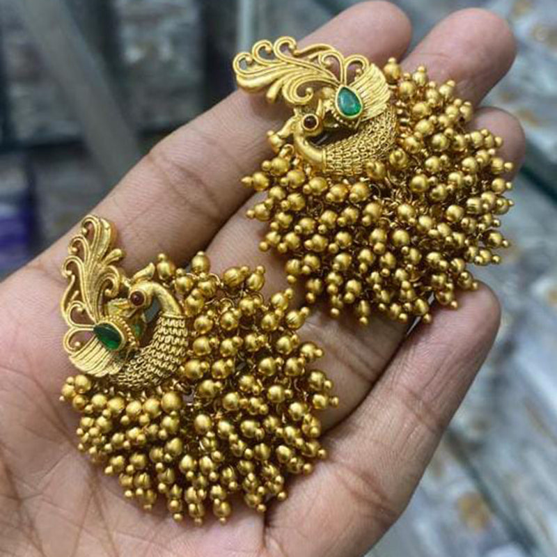 Manisha Jewellery Gold Plated Dangler Earrings