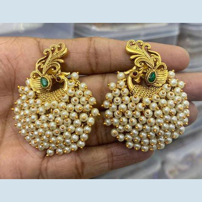 Manisha Jewellery Gold Plated Dangler Earrings