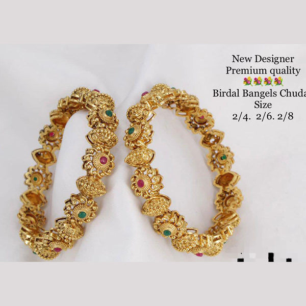 Manisha Jewellery Gold Plated Bangle Set