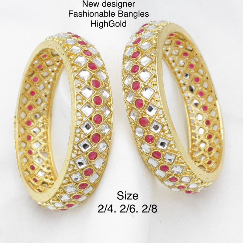 Manisha Jewellery Gold Plated Bangle Set