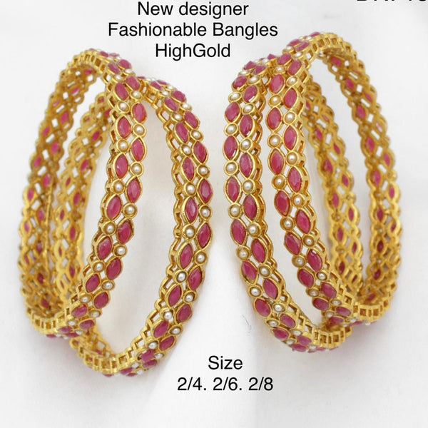 Manisha Jewellery Gold Plated Bangle Set