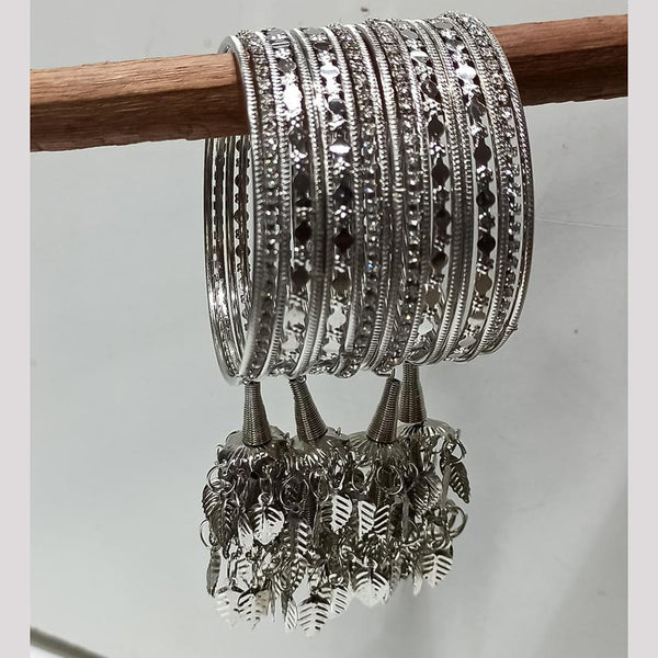 Manisha Jewellery Silver Plated Bangle Set