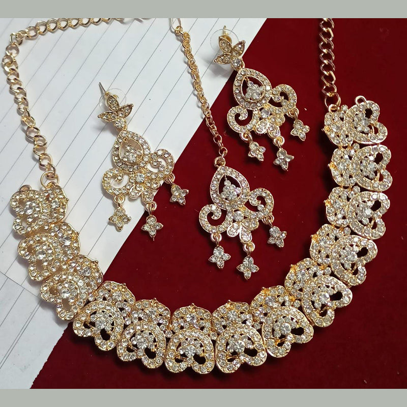 Manisha Jewellery Gold Plated Necklace Set