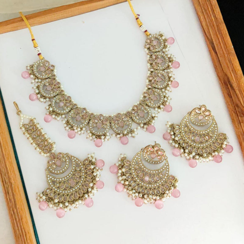 Manisha Jewellery Gold Plated Necklace Set