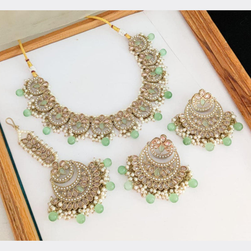 Manisha Jewellery Gold Plated Necklace Set