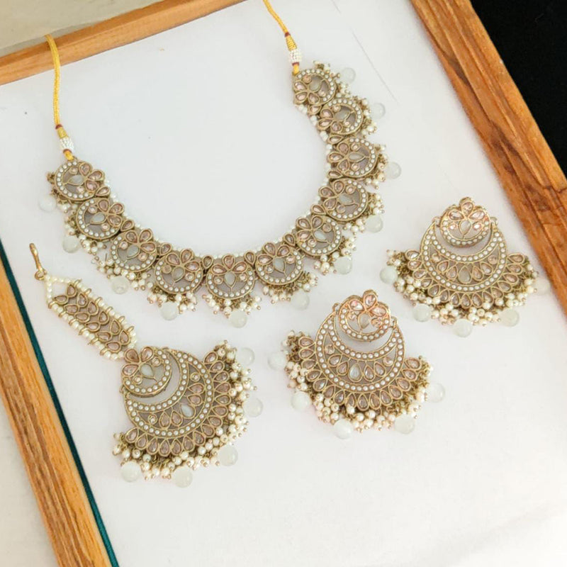 Manisha Jewellery Gold Plated Necklace Set