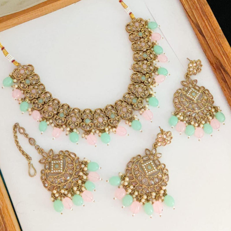 Manisha Jewellery Gold Plated Necklace Set