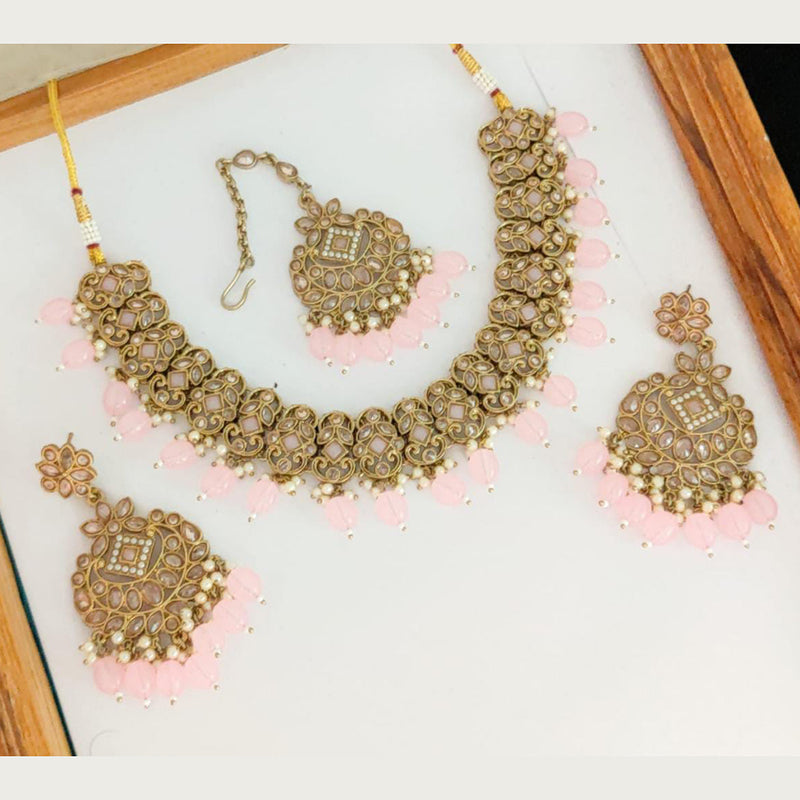 Manisha Jewellery Gold Plated Necklace Set