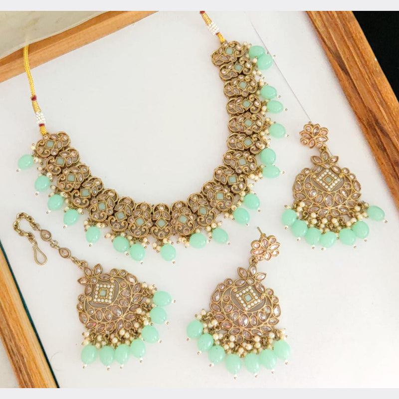 Manisha Jewellery Gold Plated Necklace Set