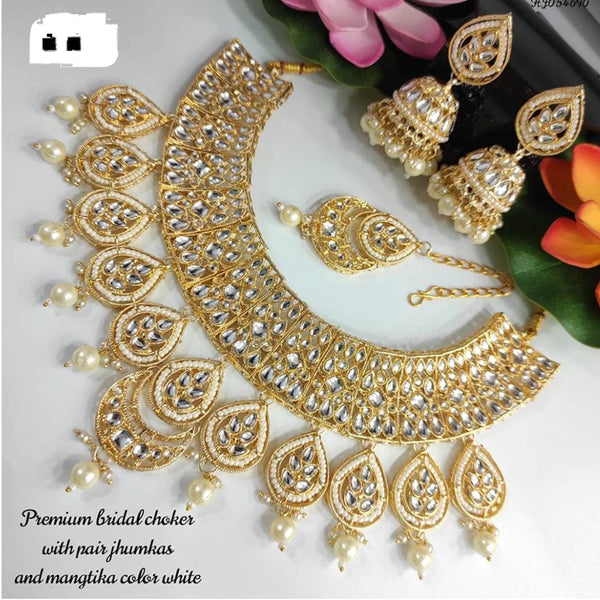 Manisha Jewellery Gold Plated Necklace Set