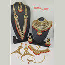 Manisha Jewellery Gold Plated Bridal Necklace Set