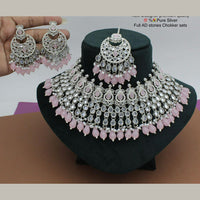 Manisha Jewellery Gold Plated Crystal Stone Necklace Set