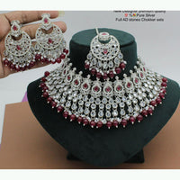 Manisha Jewellery Gold Plated Crystal Stone Necklace Set