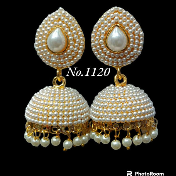 Manisha Jewellery Gold Plated Jhumki Earrings