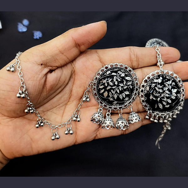 Manisha Jewellery Silver Plated Kanchain Earrings