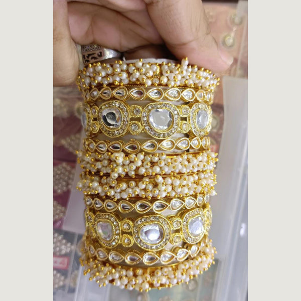 Manisha Jewellery Gold Plated  Bangles Set