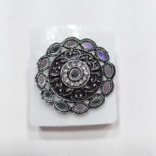 Manisha Jewellery Oxidised Plated Mirror Ring