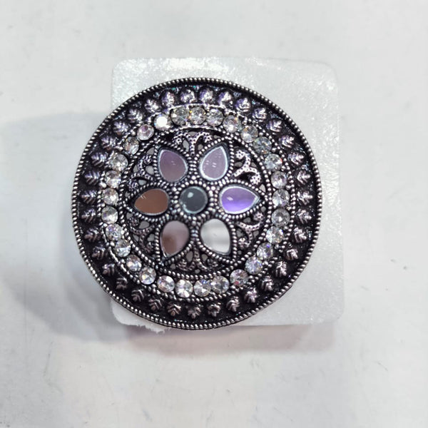 Manisha Jewellery Oxidised Plated Mirror Ring