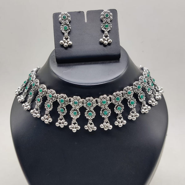 Manisha Jewellery Oxidised Plated Necklace Set