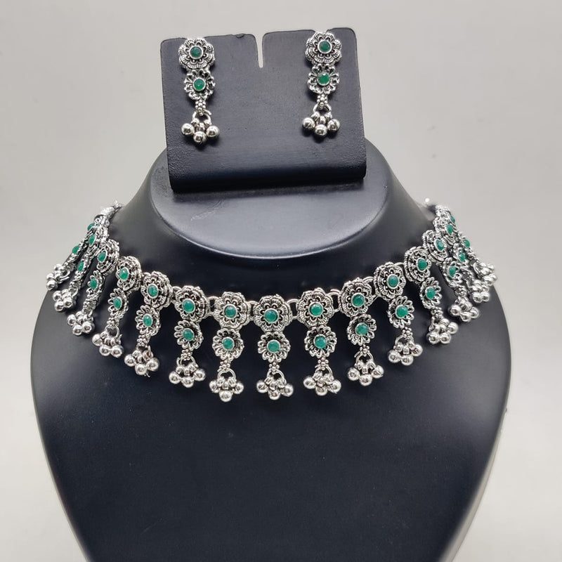 Manisha Jewellery Oxidised Plated Necklace Set