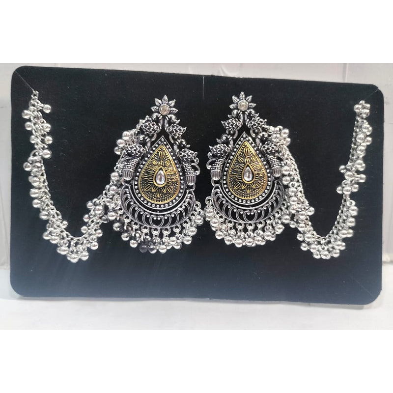 Manisha Jewellery Oxidised Plated Kanchain Dangler Earrings