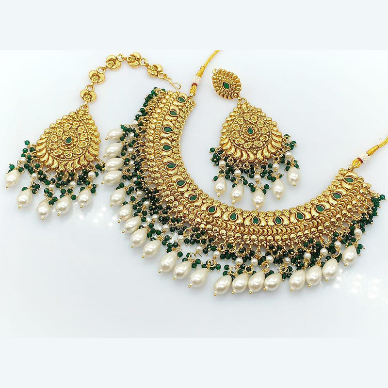 Manisha Jewellery Gold Plated Necklace Set