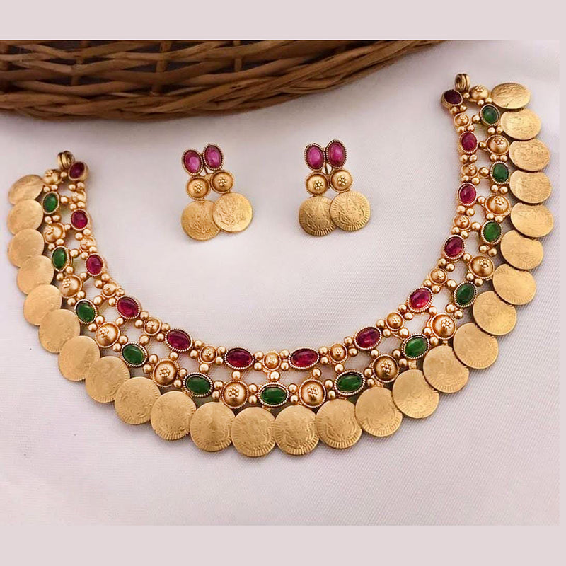 Manisha Jewellery Gold Plated Necklace Set