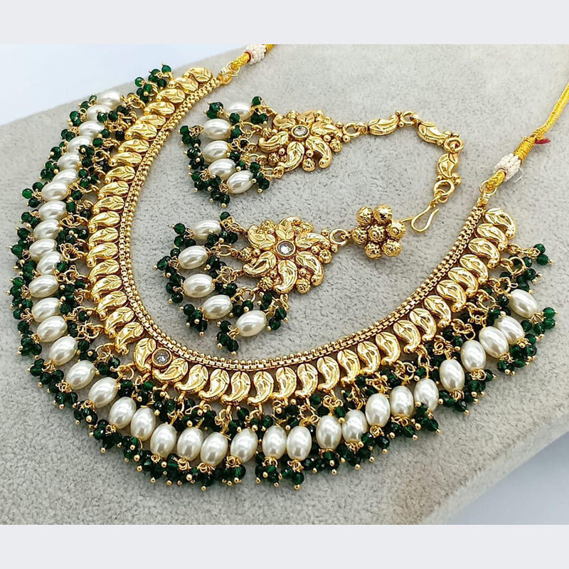 Manisha Jewellery Gold Plated Necklace Set