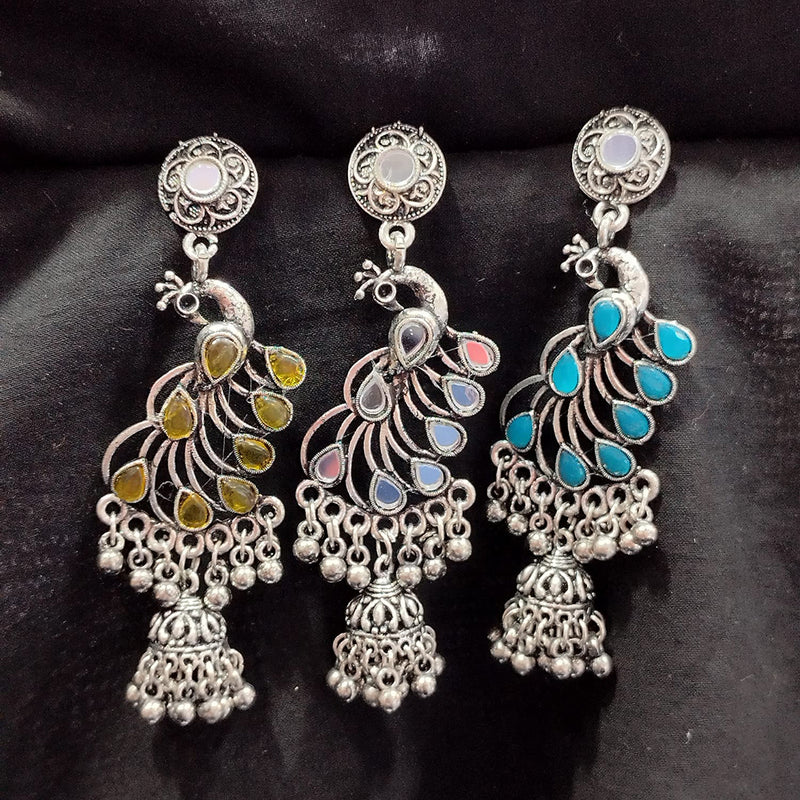 Manisha Jewellery Oxidised Plated Dangler Earrings