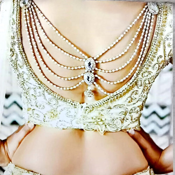 Manisha Jewellery Gold Plated Trendy Blouse Brooch