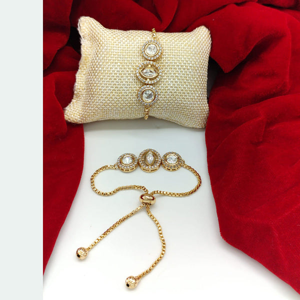 Manisha Jewellery Gold Plated Adjustable Bracelets ( 1 Piece Only)