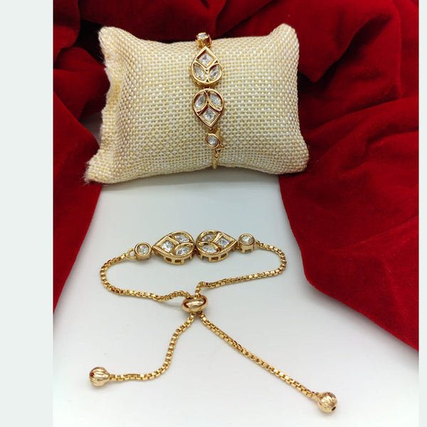 Manisha Jewellery Gold Plated Adjustable Bracelets ( 1 Piece Only)