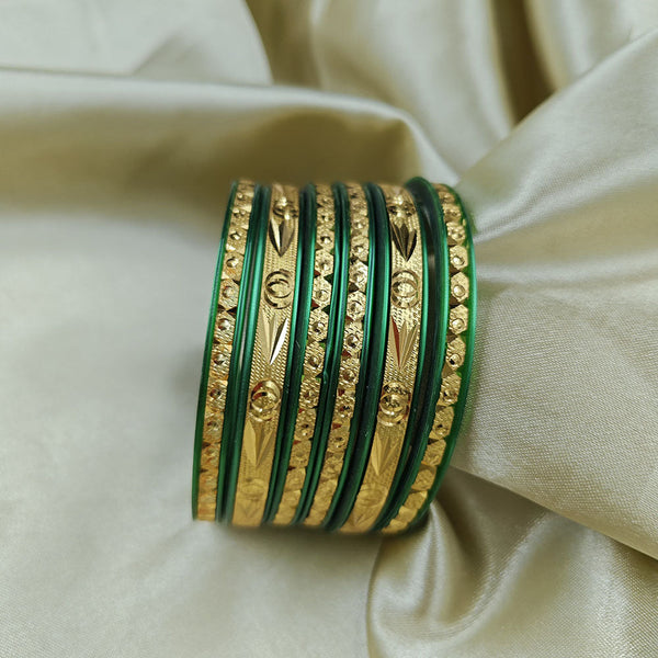 Manisha Jewellery Gold Plated Acrylic Base Bangles Set