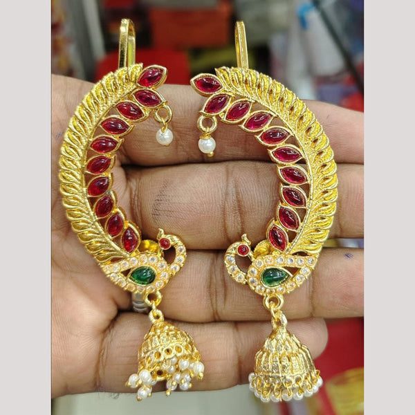 Manisha Jewellery Gold Plated Pota Stone Ear Cuff