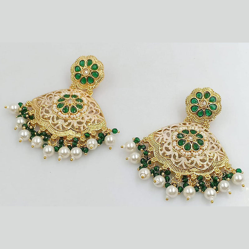 Manisha Jewellery Gold Plated Pearl Dangler Earrings