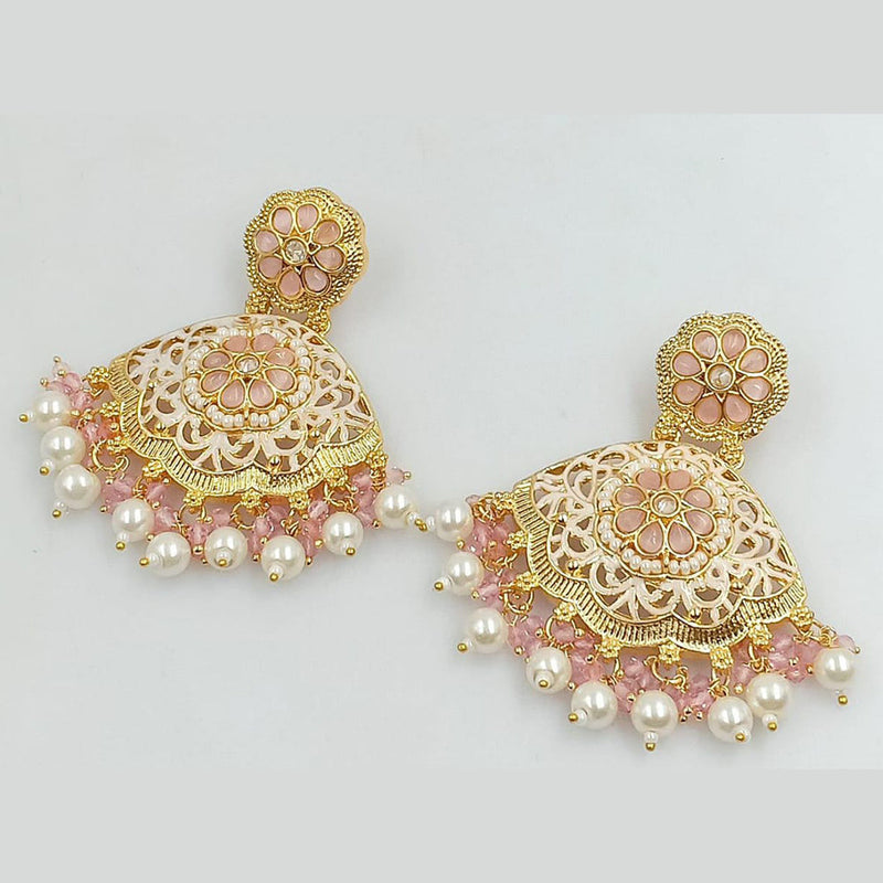 Manisha Jewellery Gold Plated Pearl Dangler Earrings