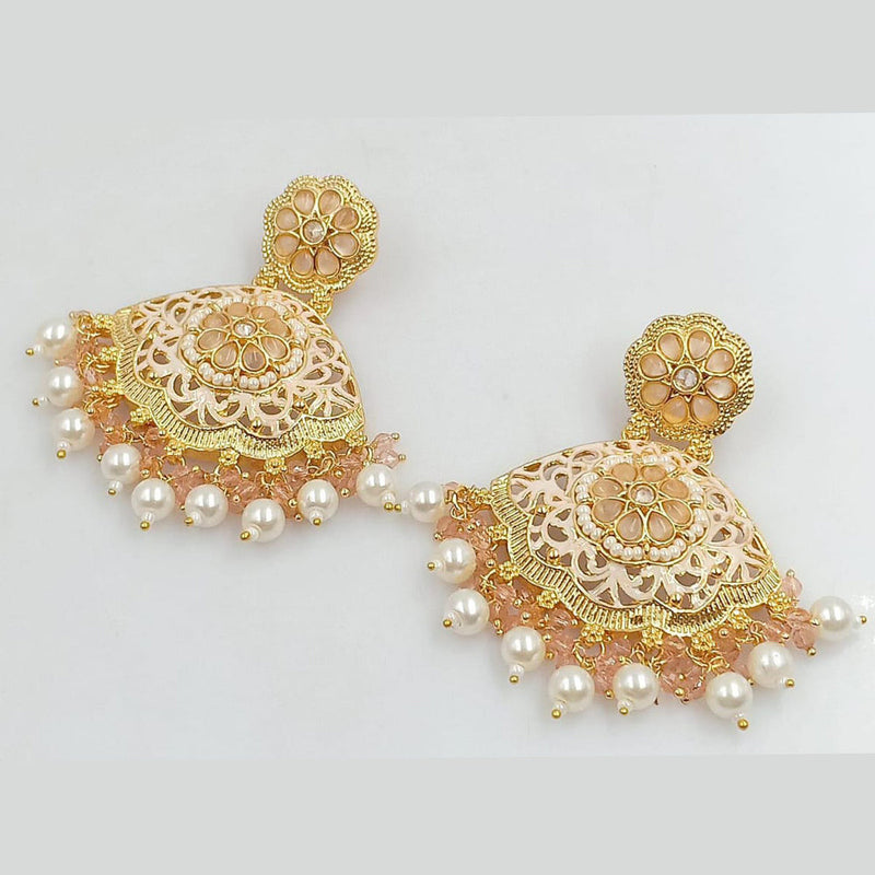 Manisha Jewellery Gold Plated Pearl Dangler Earrings