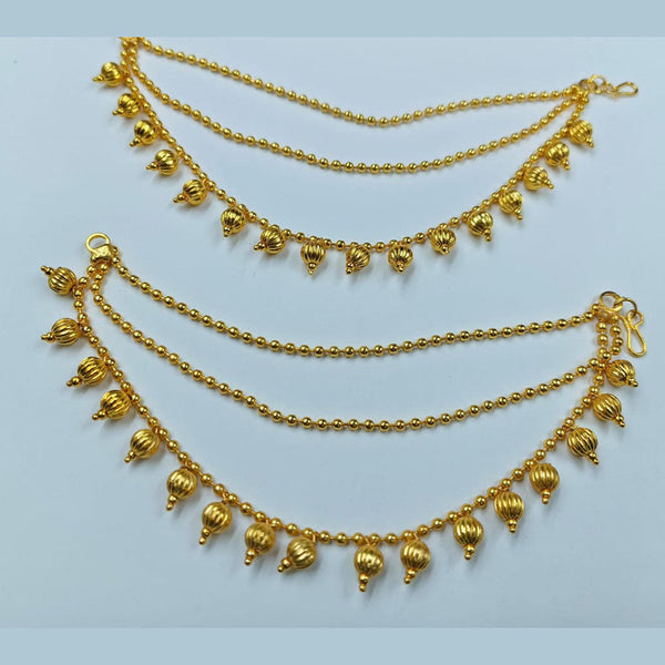 Manisha Jewellery Gold Plated Pearls Kanchain