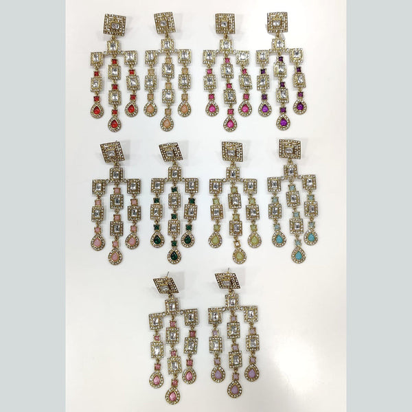 Manisha Jewellery Gold Plated Austrian Stone Dangler Earrings