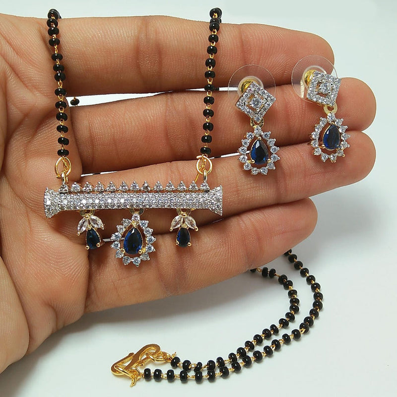 Manisha Jewellery Gold Plated Austrian Stone Manglasutra