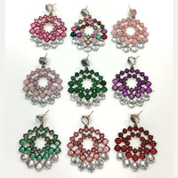 Manisha Jewellery Gold Plated Kundan Stone Dangler Earrings
