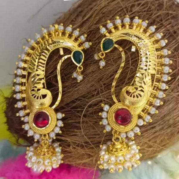 Manisha Jewellery Gold Plated Pota Stone Ear Cuff