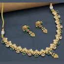 Manisha Jewellery Gold Plated Crystal Stone Necklace Set