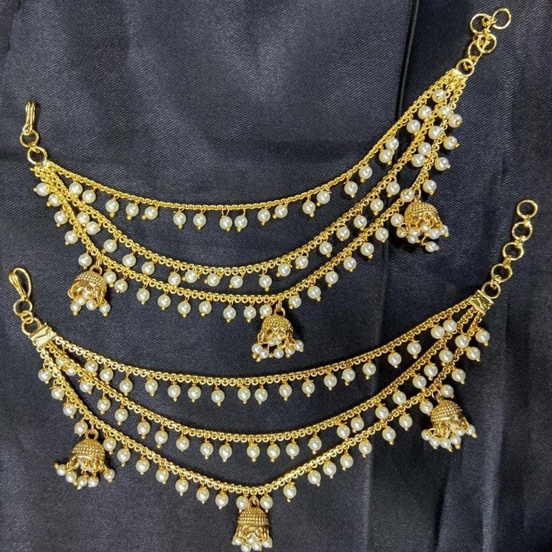 Manisha Jewellery Gold Plated Pearls Kanchain