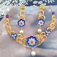 Manisha Jewellery Gold Plated Austrian Stone Necklace Set