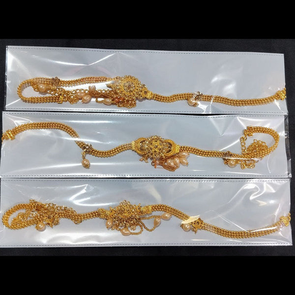 Manisha Jewellery Gold Plated Crystal Stone Kamarband