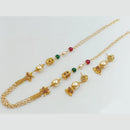 Manisha Jewellery Gold Plated Pearl And Beads Necklace Set