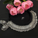 Manisha Jewellery Oxidised  Plated Choker Necklace Set